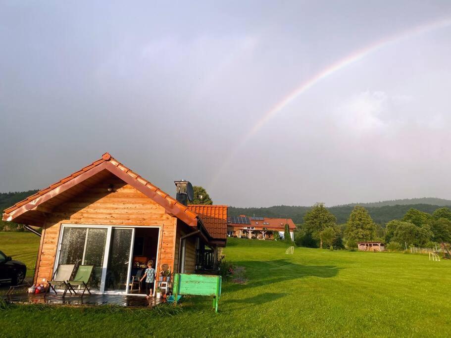 Polanka Beskid Niski Cute Cabin With Spectacular Views Hanczowa 외부 사진