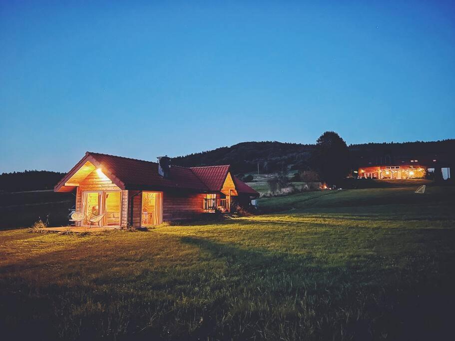 Polanka Beskid Niski Cute Cabin With Spectacular Views Hanczowa 외부 사진