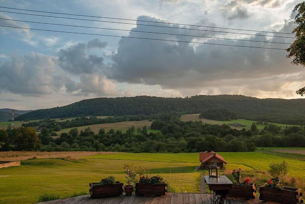 Polanka Beskid Niski Cute Cabin With Spectacular Views Hanczowa 외부 사진