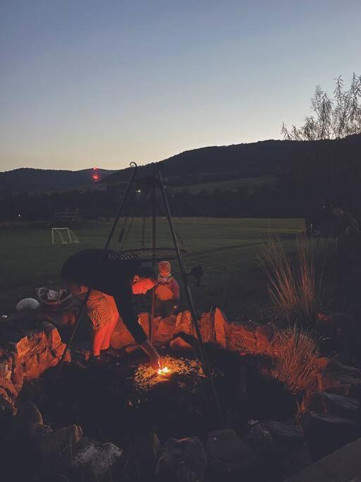 Polanka Beskid Niski Cute Cabin With Spectacular Views Hanczowa 외부 사진