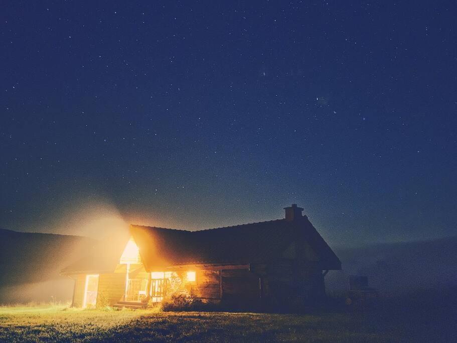 Polanka Beskid Niski Cute Cabin With Spectacular Views Hanczowa 외부 사진