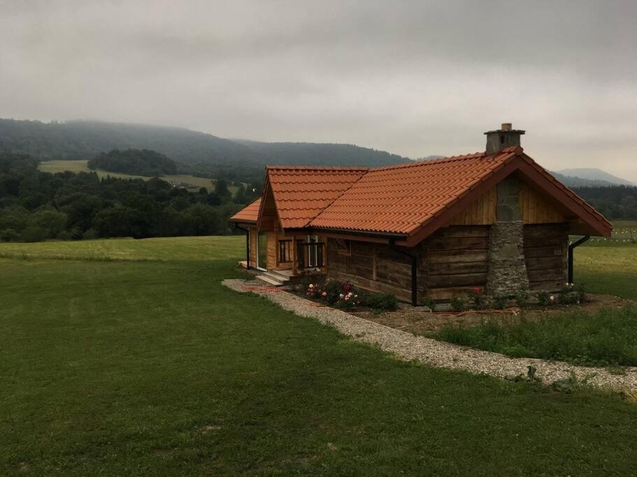 Polanka Beskid Niski Cute Cabin With Spectacular Views Hanczowa 외부 사진