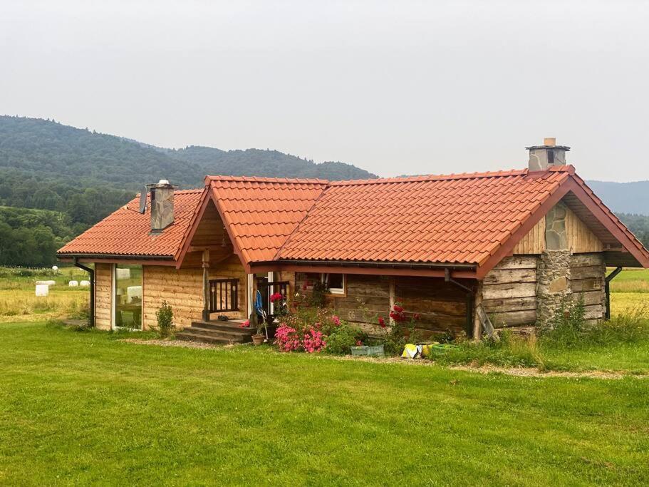Polanka Beskid Niski Cute Cabin With Spectacular Views Hanczowa 외부 사진